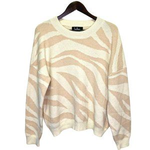Lulus Tonal Zebra Womens Size S Long Sleeve Band C